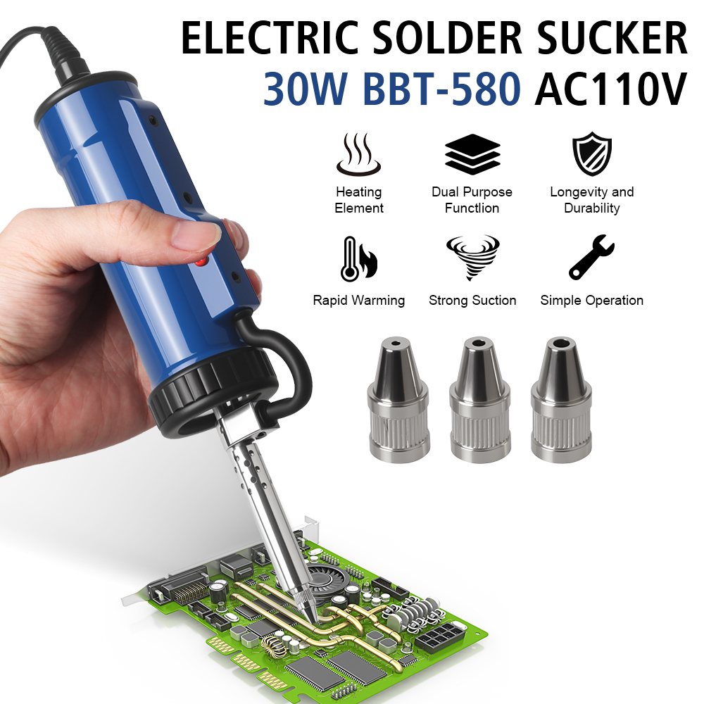 Desoldering Pump Electric Vacuum Station - Nieuwe Desoldeermachine Tin Sucker Automatische Elektrische