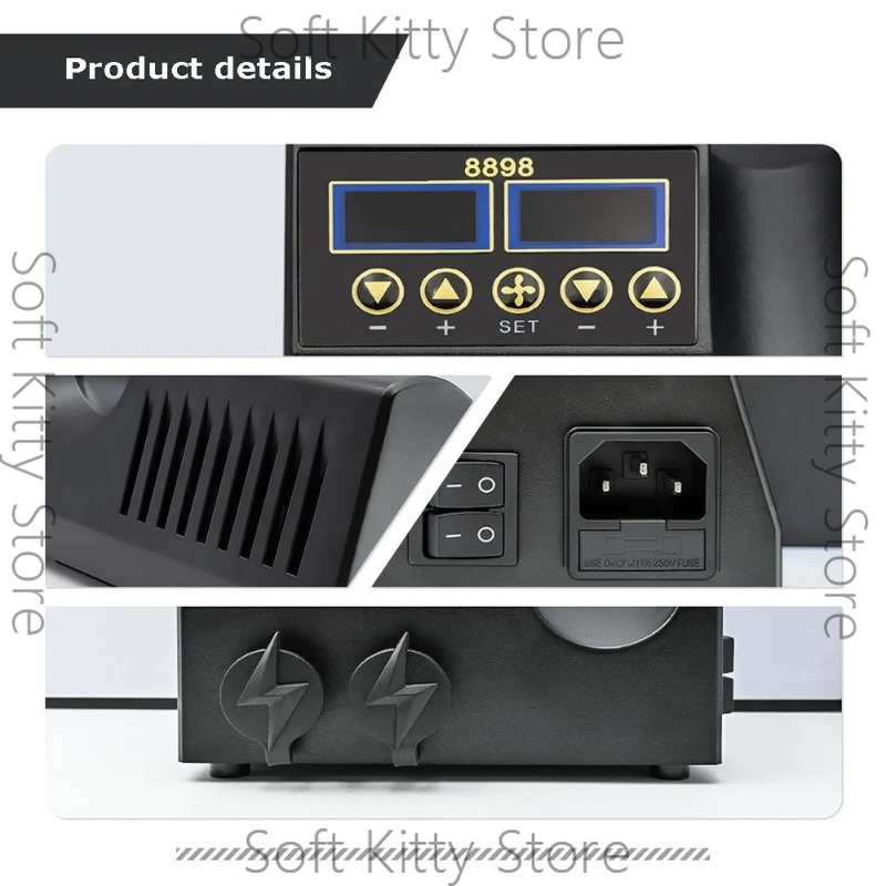 750W 2-in-1 soldeerbout hetelu - 2 In 1 Soldering Rework Station 750W recensie en prijs