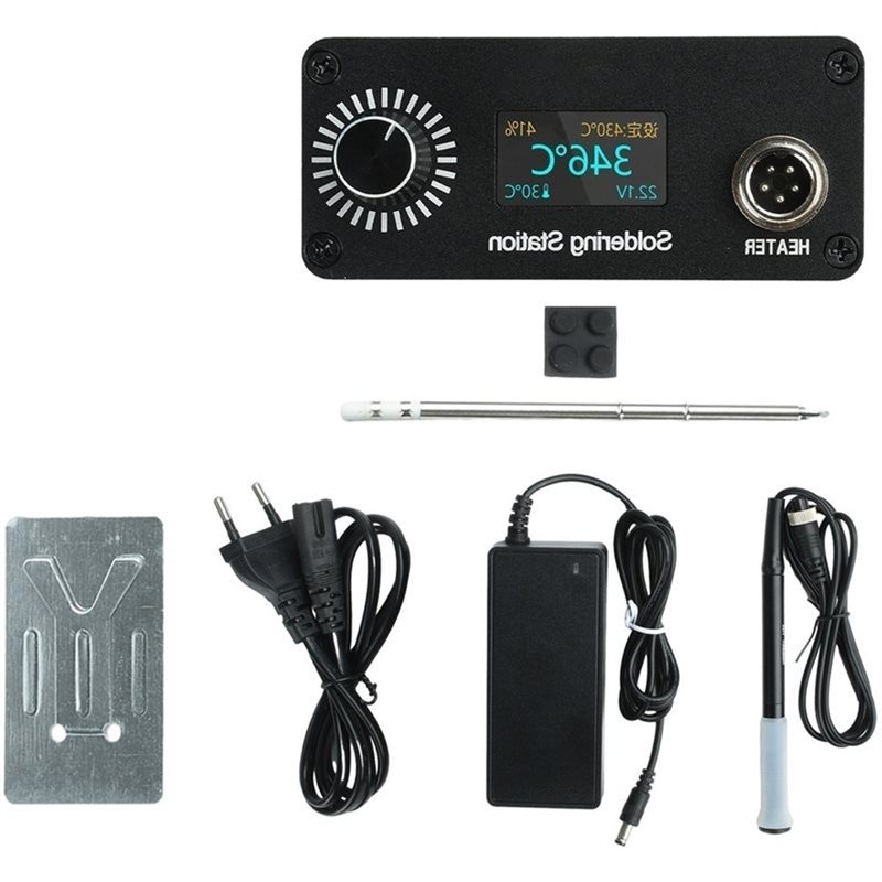 B03C-T12 Digitaal soldeerstati - T12 Soldering Station Oled recensie en prijs